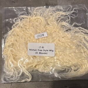 Mohair Free Style Wig - D. Blonde for Fashion Dolls